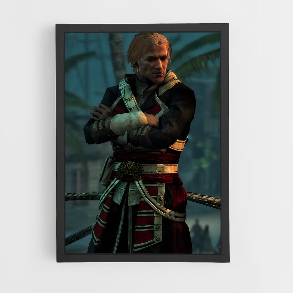 Poster Edward kenway – affiche Assassin's Creed (vue 2)